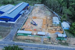 Construção da Base de Aviação do Juruá se inicia com a execução das fundações da estrutura do hangar