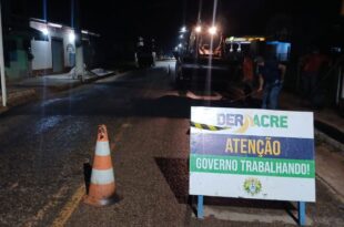 Governo do Acre investe R$ 700 mil na manutenção da AC-485 e nas vias urbanas de Xapuri