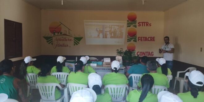 Idaf promove ação sobre o uso correto de agrotóxicos para a segurança do trabalhador rural
