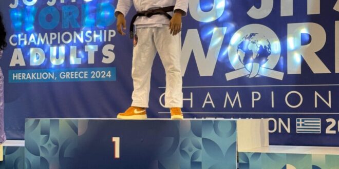 Acreano Wendell Barbosa é campeão mundial de Jiu-Jítsu em competição na Grécia