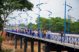 Governadora em exercício Mailza Assis participa de inauguração da ponte do Judia