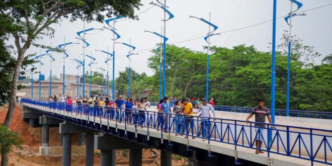 Governadora em exercício Mailza Assis participa de inauguração da ponte do Judia