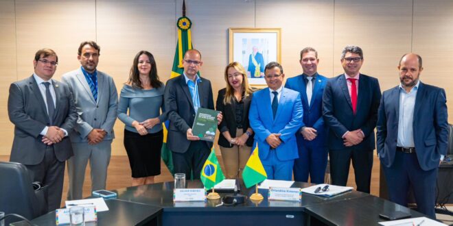 Em Brasília, Gonzaga, secretários do governo e conselheiro do TCE tratam de recursos para pavimentação de rodovias e revitalização do Igarapé São Francisco