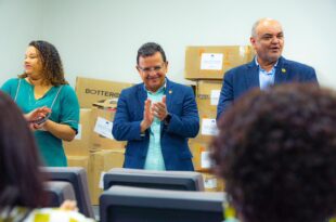 Gonzaga entrega doações para programa da Polícia Civil “Closet Solidário” que acolhe vítimas de violência doméstica e sexual