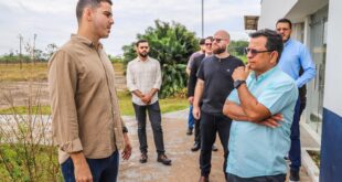 Acompanhado do secretário de obras, Gonzaga visita obras da ZPE que vão agilizar exportações no Acre