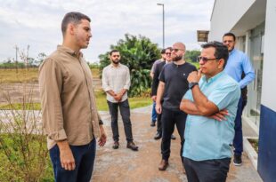 Acompanhado do secretário de obras, Gonzaga visita obras da ZPE que vão agilizar exportações no Acre