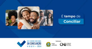 XIX Semana Nacional da Conciliação será realizada de 4 a 8 de novembro