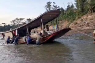 Santa Rosa do Purus está sem combustível por causa da seca dos rios