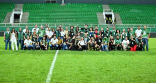 Secom cobriu a reinauguração do Estádio Arena da Floresta em tempo real