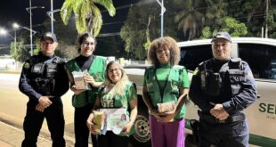 Secretaria da Mulher promove ação noturna de conscientização e saúde na Via Chico Mendes