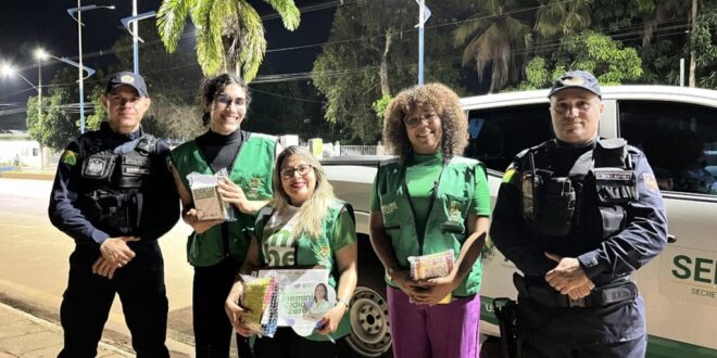 Secretaria da Mulher promove ação noturna de conscientização e saúde na Via Chico Mendes