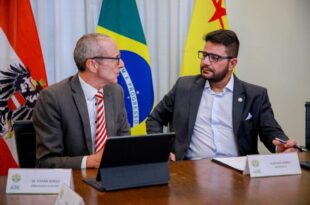 Governador e embaixador da Áustria discutem parcerias para desenvolvimento de projetos sustentáveis