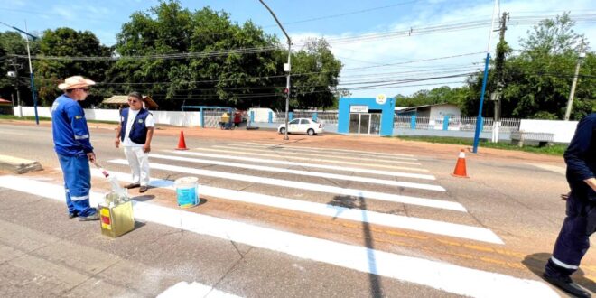 Sinalização na AC-40 é reforçada para segurança dos alunos da Zuleide Pereira de Souza