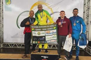 Seleção acreana de boxe chinês conquista tricampeonato brasileiro