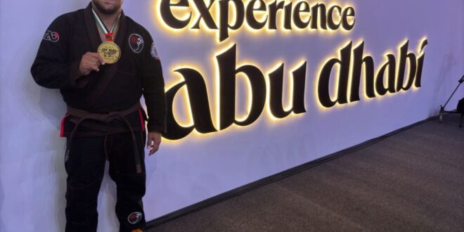 Acreano Wendell Barbosa é bicampeão mundial em jiu-jítsu em Abudhabi, nos Emirados Árabes Unidos
