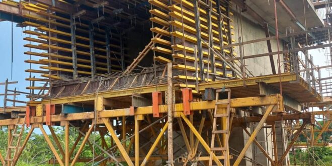 Governo trabalha na concretagem das aduelas da Ponte da Sibéria em Xapuri