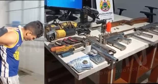 PM encontra oficina de fabricação de armas artesanais
