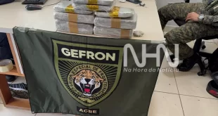 Gefron prende casal transportando 6 kg de skunk na zona rural