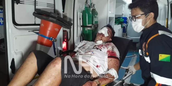 Homem é encontrado caído em via pública após ser agredido