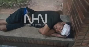 Anda sobre telhado de escola e apanha de vigilante