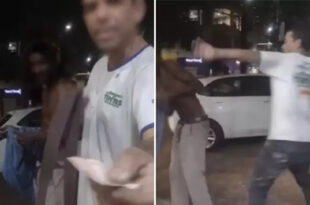 Homem branco oferece R$ 10 para agredir homem negro com cintadas em MG