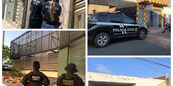 PCAC e do Ceará cumprem ordens judiciais contra grupo de fraudes eletrônicas na “Operação Branch”