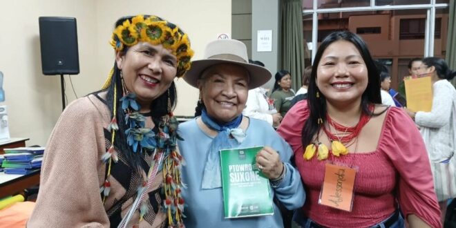 Cartilhas Lei Maria da Penha traduzidas para línguas indígenas são destaque em evento internacional