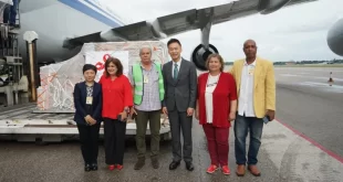 China doa quase 70 toneladas de equipamentos a Cuba para restauração de sistema elétrico
