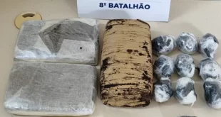 PM detona esconderijo de drogas e prende três homens