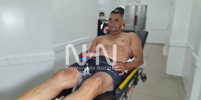 Agride esposa e quase é morto a golpes de faca pelo sogro