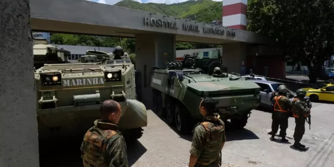 Blindados cercam hospital naval onde médica da Marinha foi assassinada
