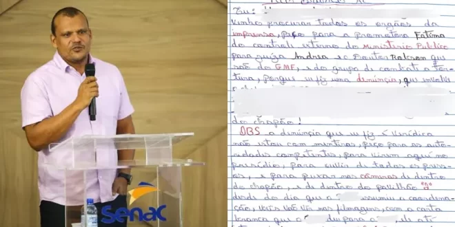 Preso no Francisco de Oliveira Conde denuncia tortura e agressão no “Chapão"