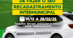 Ageac inicia recadastramento para transporte intermunicipal em todo o estado