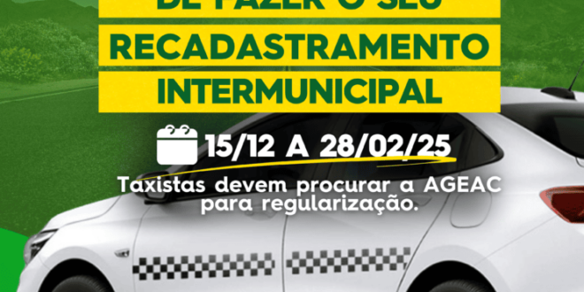 Ageac inicia recadastramento para transporte intermunicipal em todo o estado