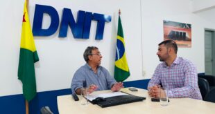 Nicolau Júnior busca junto ao DNIT, melhores condições para a Balsa que está operando no Rio Caeté