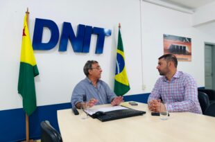 Nicolau Júnior busca junto ao DNIT, melhores condições para a Balsa que está operando no Rio Caeté