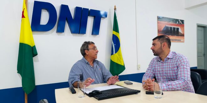 Nicolau Júnior busca junto ao DNIT, melhores condições para a Balsa que está operando no Rio Caeté