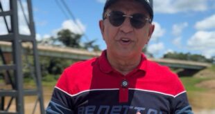 Gonzaga acompanha serviços na ponte do Caeté e irá até Brasília em busca de solução para problemas na BR-364