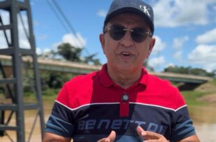 Gonzaga acompanha serviços na ponte do Caeté e irá até Brasília em busca de solução para problemas na BR-364