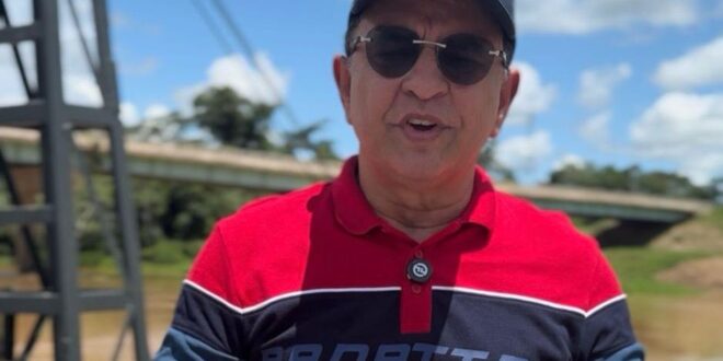 Gonzaga acompanha serviços na ponte do Caeté e irá até Brasília em busca de solução para problemas na BR-364