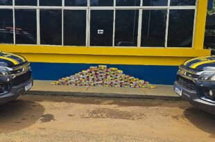 PRF apreende 85 quilos de drogas na BR-364