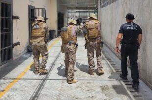Polícia Penal realiza revista no sistema prisional em Cruzeiro do Sul