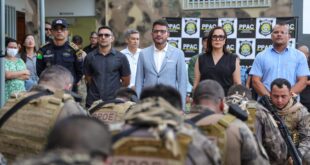 Governador entrega base da Divisão Penitenciária de Operações Especiais