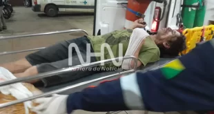 Acusado de roubar fio leva peia de ripa e vai parar no Pronto Socorro