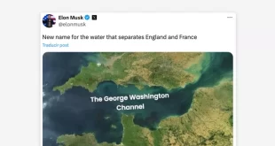 Sem limites: Musk propõe mudar o nome do Canal da Mancha para Canal George Washington