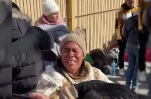 Imigrantes choram após fim de aplicativo para entrada nos EUA