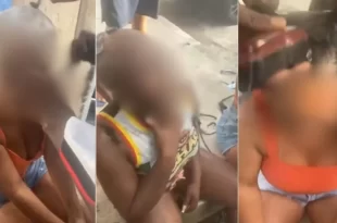 Polícia investiga VÍDEO de traficantes raspando cabelo de mulheres à força no RJ