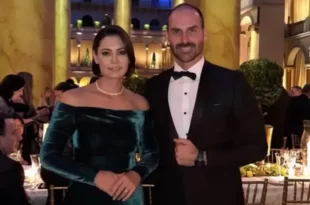 Tiveram que pagar para entrar: Eduardo Bolsonaro e Michelle pagaram US$ 1 milhão por convite para jantar de Trump