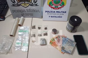 Monitorado por tornozeleira é preso por tráfico de drogas