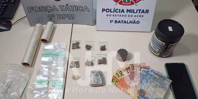 Monitorado por tornozeleira é preso por tráfico de drogas